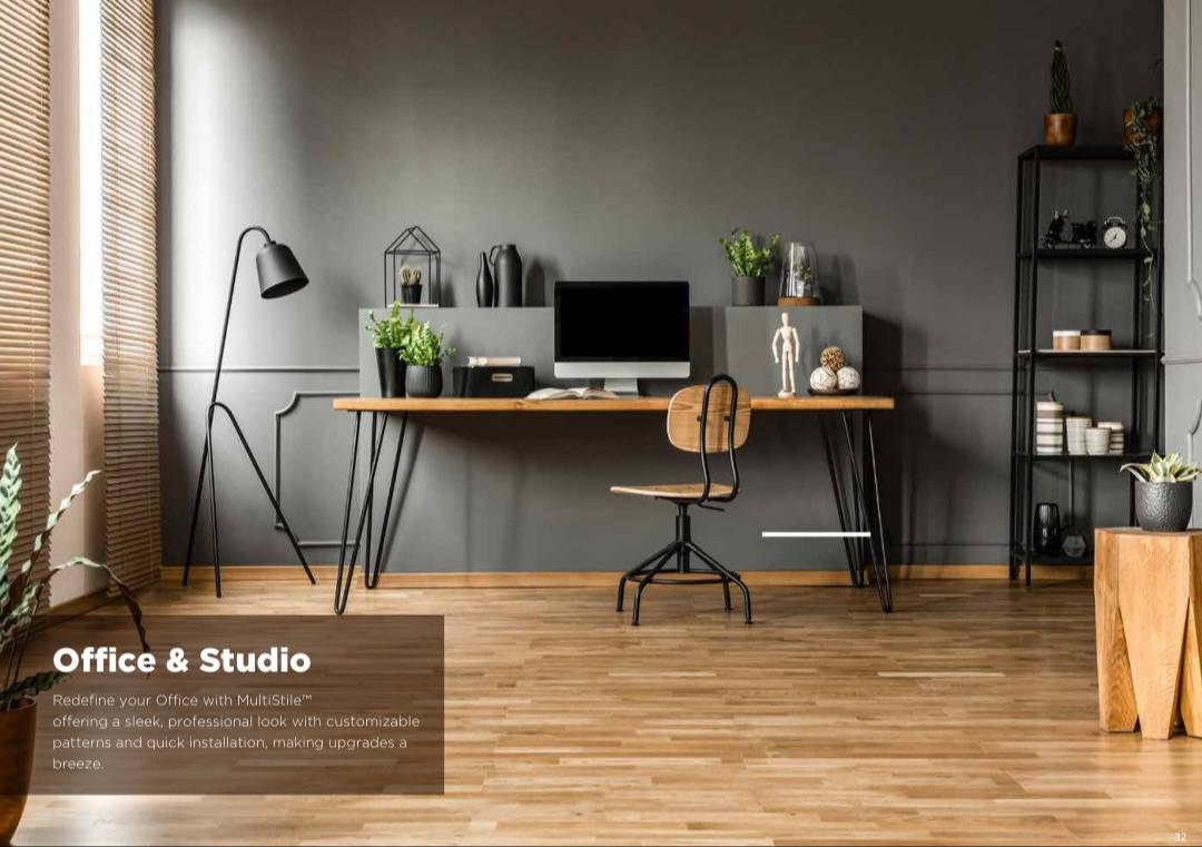 Wooden vinyl flooring showcasing natural texture in Raibareili - Image 1