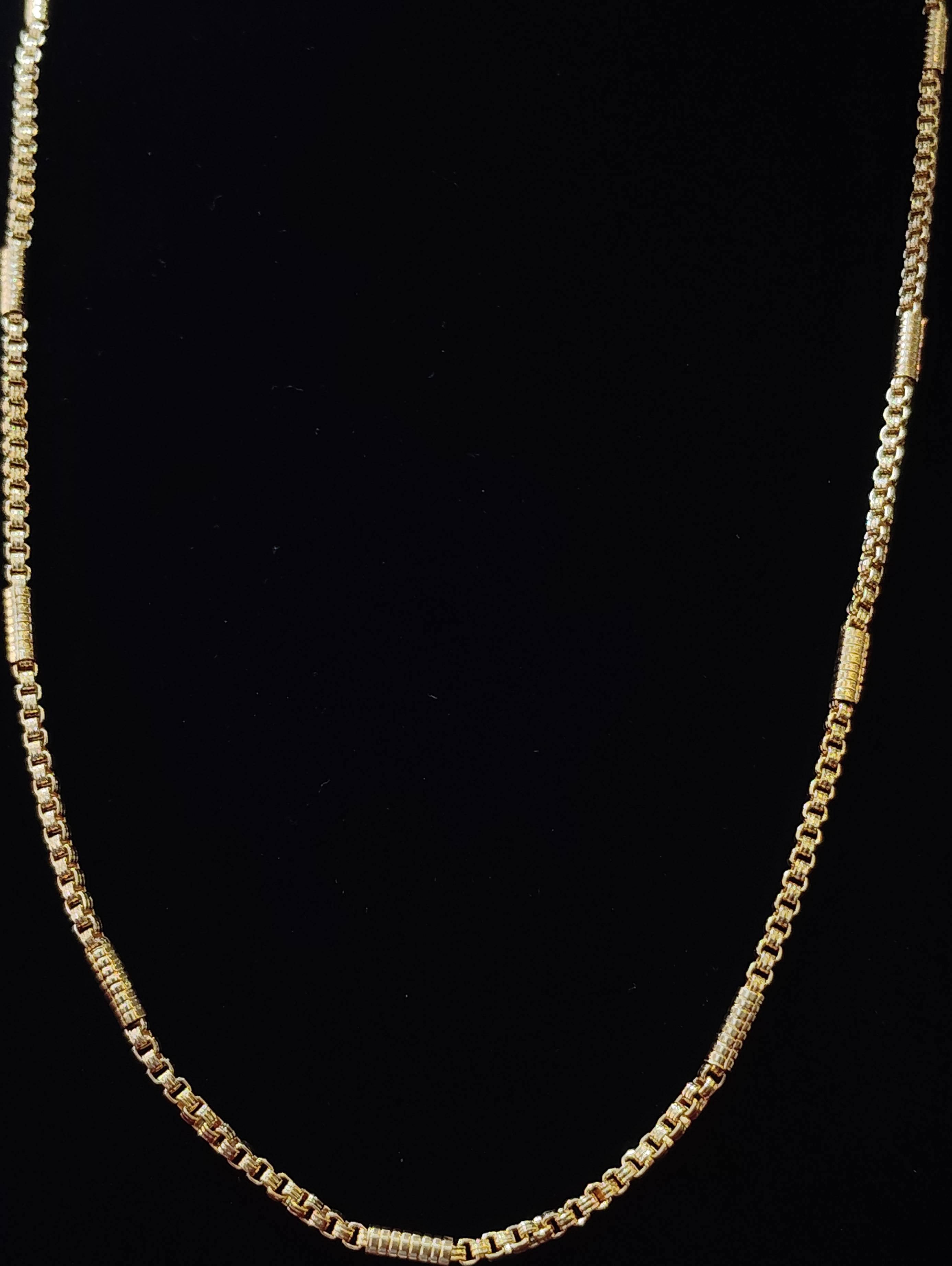 BHOOMI JEWELLERS - Gold Plated Fancy Box Chain – Fine Link in AMBIKAPUR