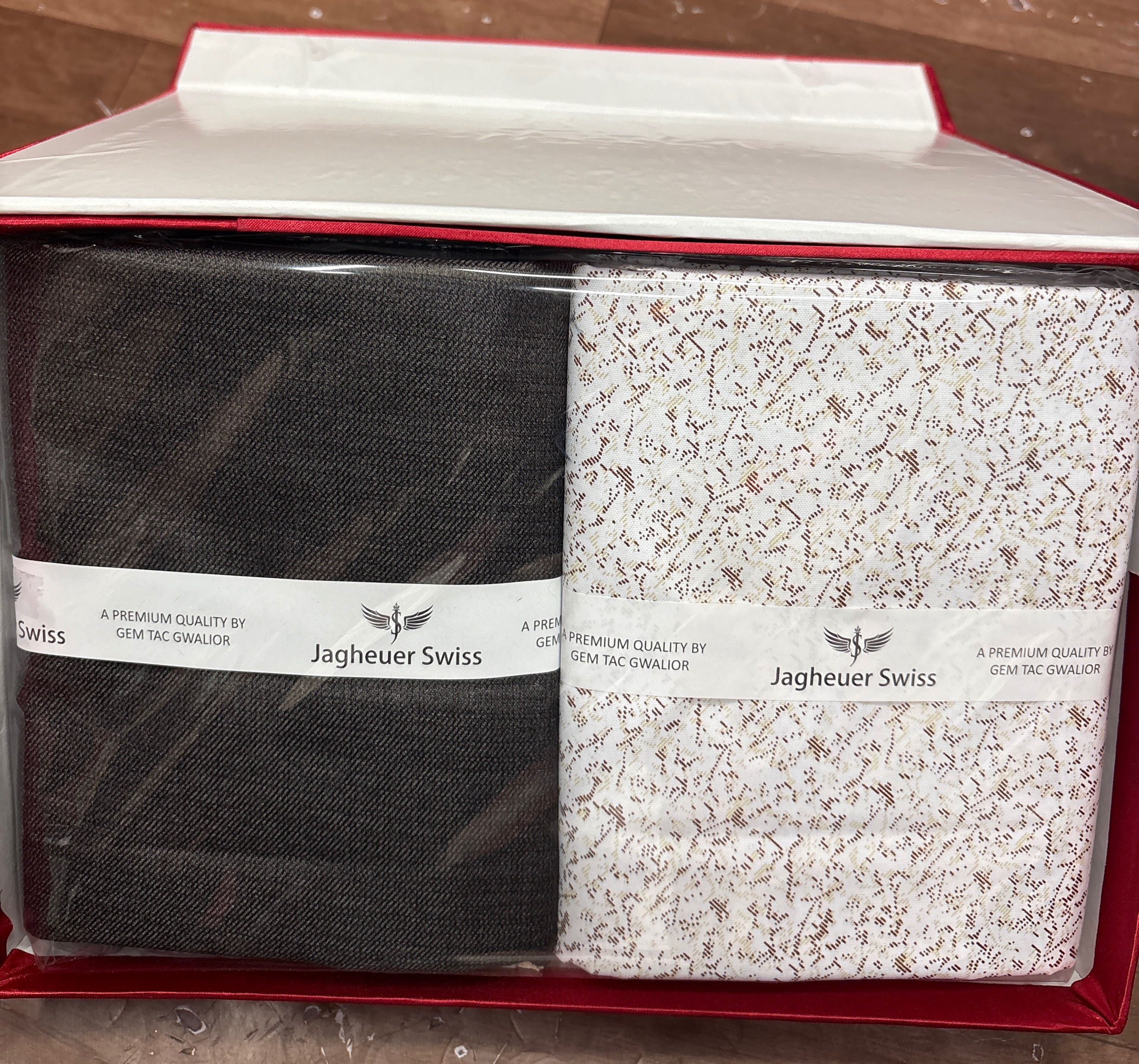 Premium Jaguar Swiss Italian Style Pant Shirt Fabrics, NAI SARAK - Image 1
