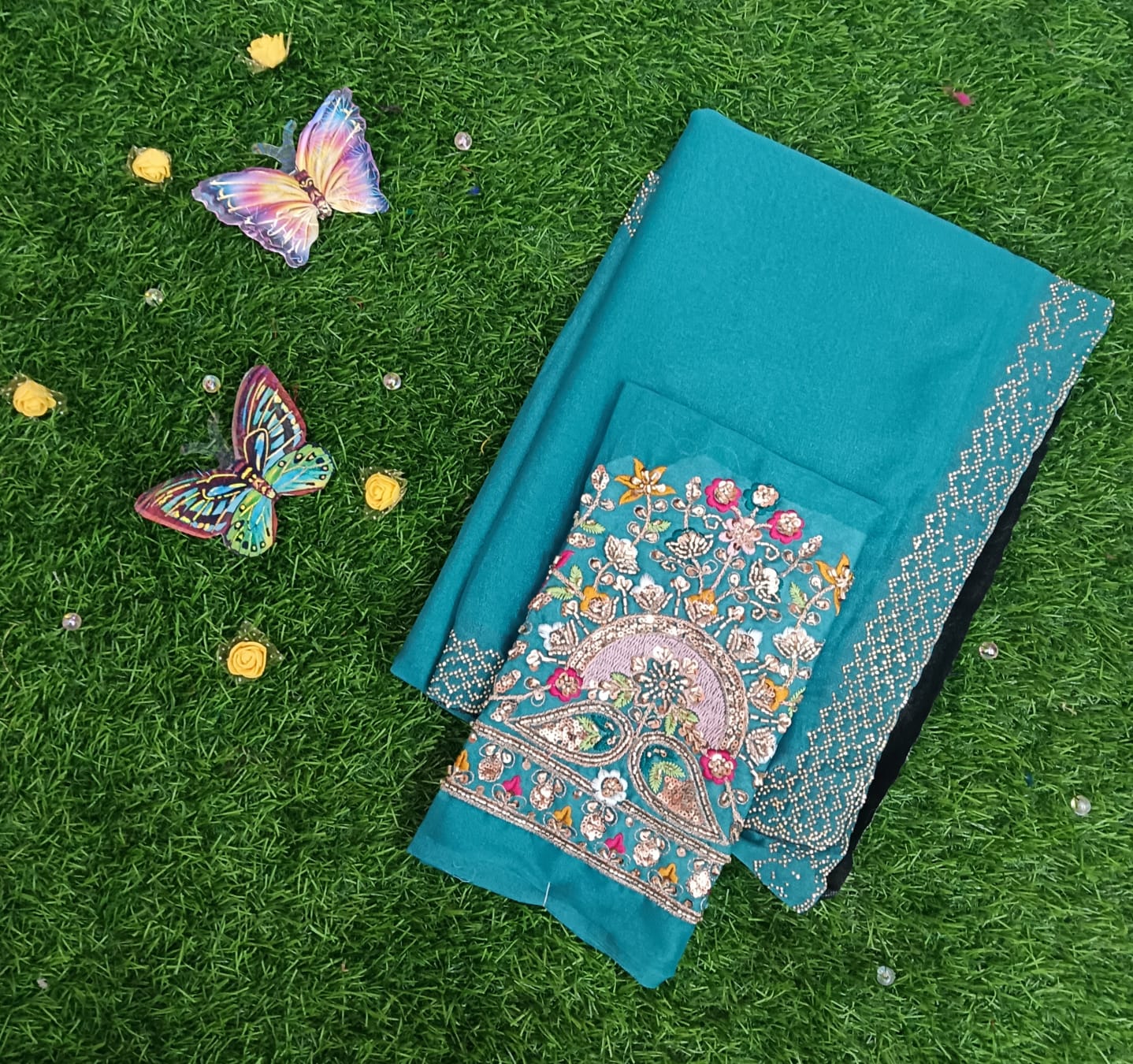 Glory Peacock Designer Saree