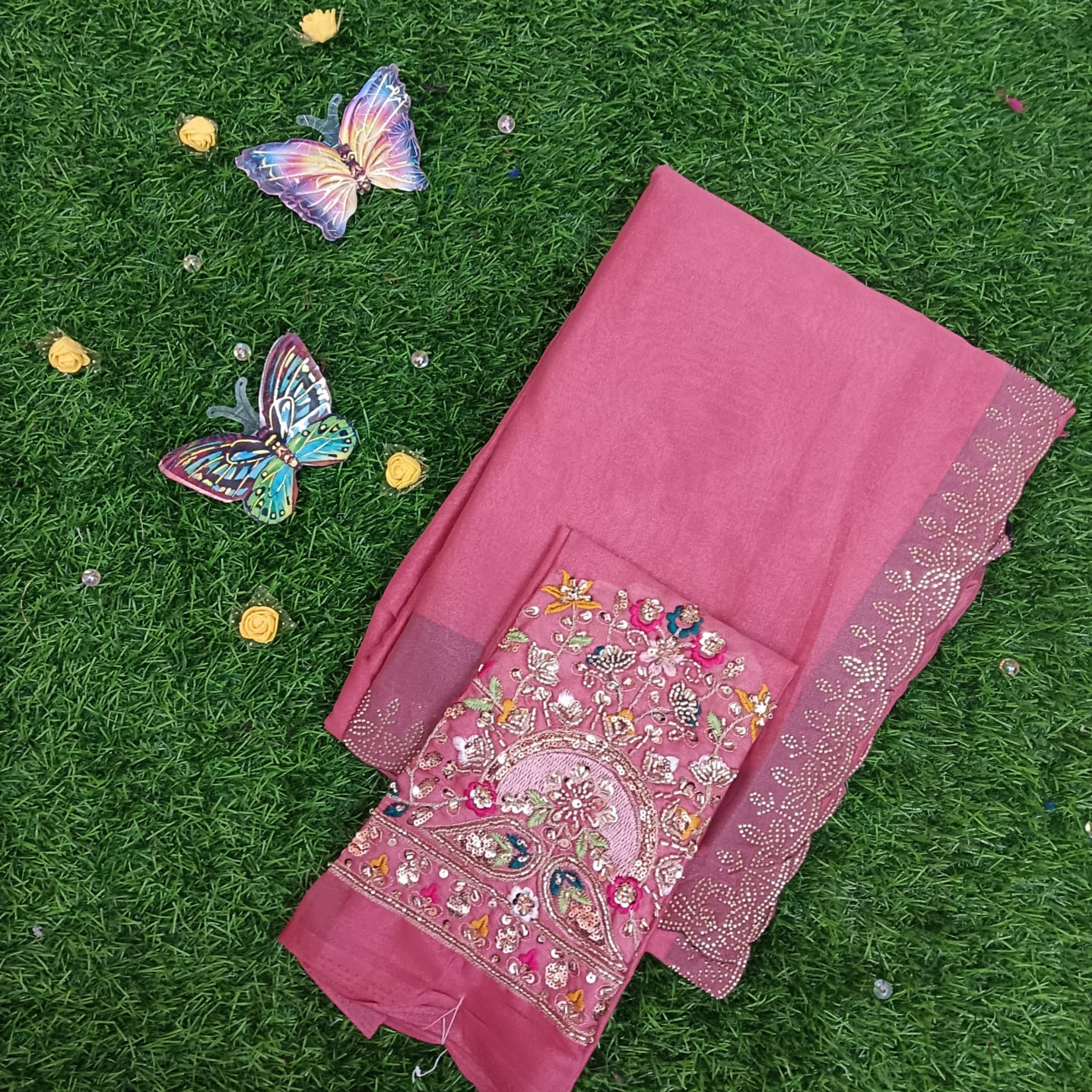 Glory Peacock Designer Saree