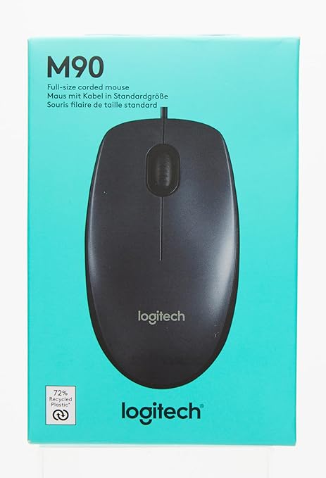  Logitech M90 USB Wired Optical Mouse S S INFOTECH THAKURPUKUR BAZAR