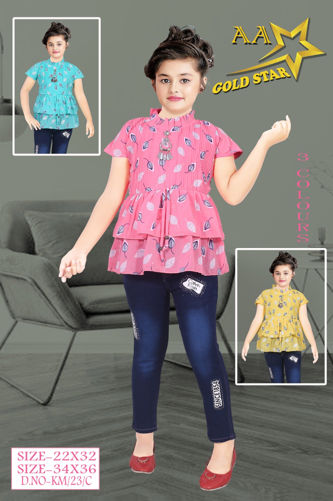 GAJENDRA YADAV - Trendy Girl Jeans Top by Anvi Fashion in MADHUPUR JHA
