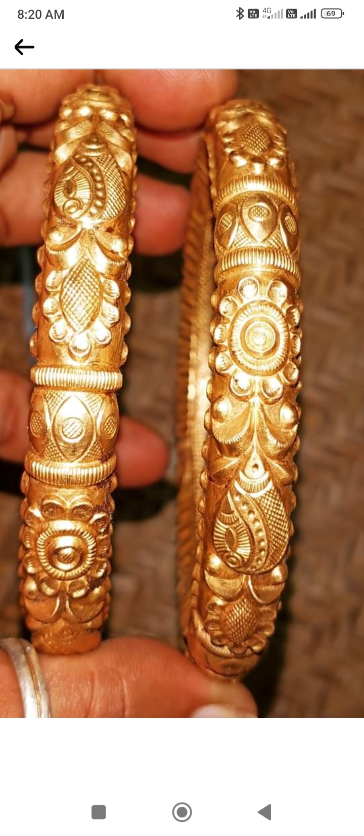 Premium Gold Bala Elegant Daily Wear Bangle - GOPAL JEWELLERS