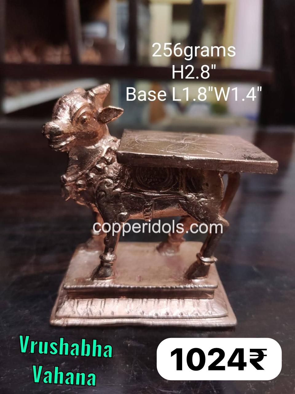 Prasiddh Enterprises - Copper Vrushaba Vahana Idol in Bengaluru in BENGALURU