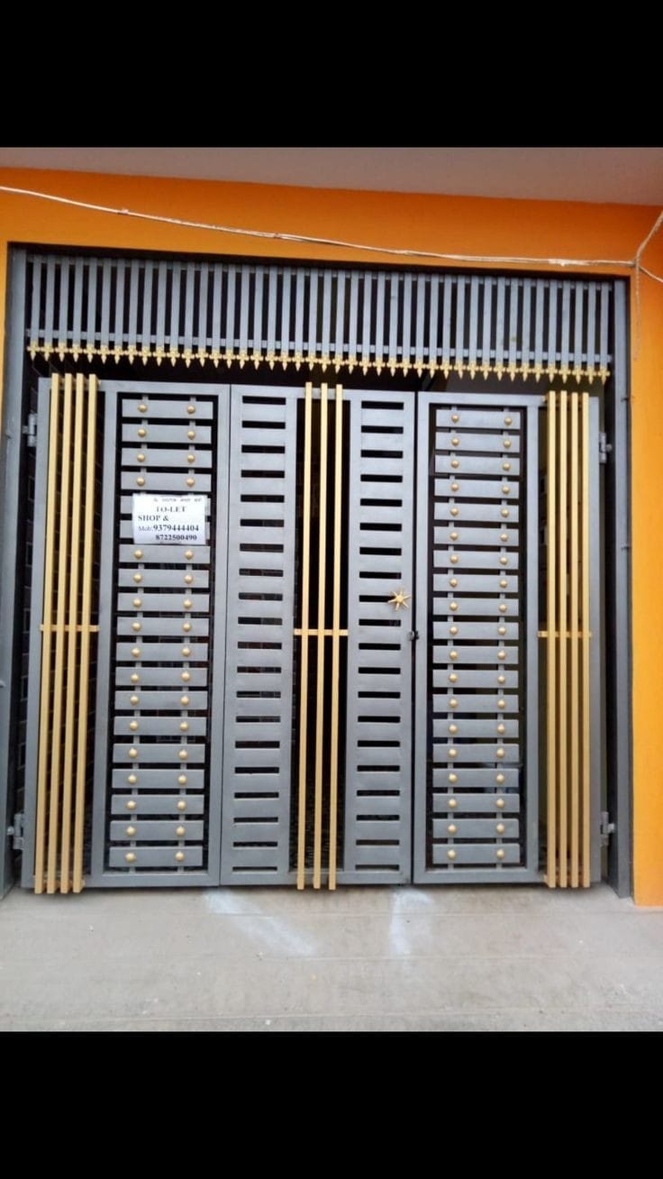 S A FABRICATIONS AND ENGINEERING WORKS - Modern Steel Main Gate in Banjara Hills in HYDERABAD