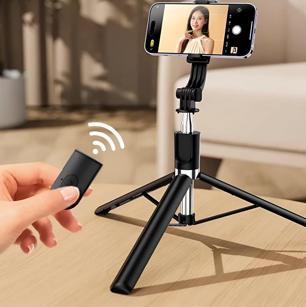 SK MOBILE GALLERY - CEVRO Selfie Stick R1-L 67-Inch Bluetooth Tripod in Meerut
