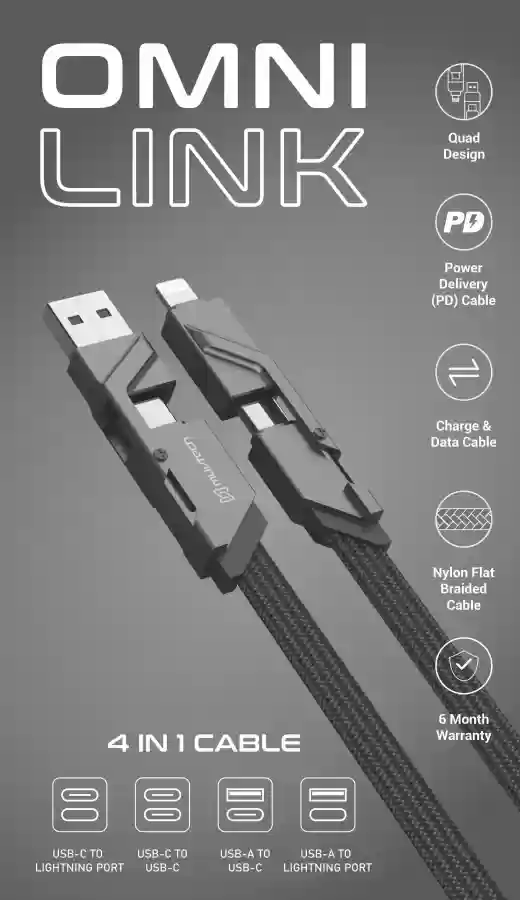 HELLO BUDDY - MUVTECH OMNI LINK 4-in-1 Cable in Hyderabad