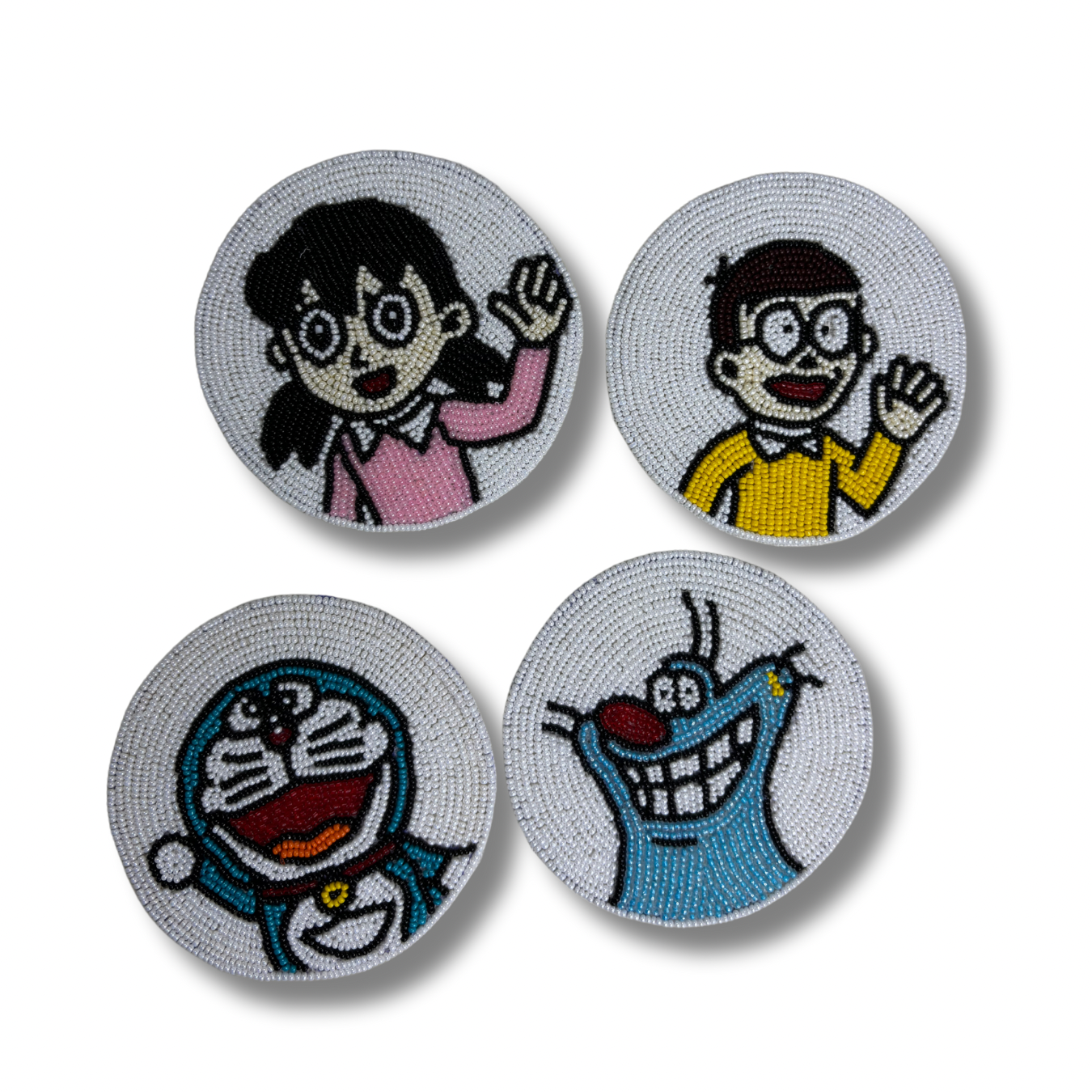 Embroidcraft - Beaded Cartoon Character Coasters in MUMBAI