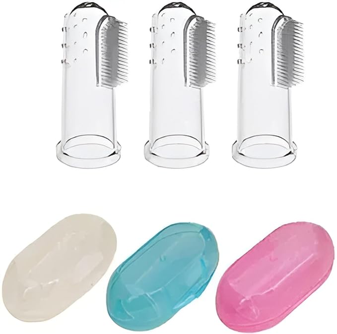 Baby Silicone Finger Toothbrush with Case KHOOBSURAT NIGHT WEAR Shop No -2, Paschim Vihar, Delhi - 110063 (Jwala Hari Mkt)