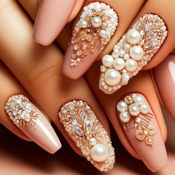 Bridal Nails in PUNE — Rachel jahoshawa Mackwana