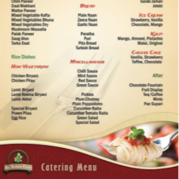 RAJNISH SHRICHINTAMAN DUBE - Catering Menu with variety of dishes in Nagpur — RAJNISH in Nagpur