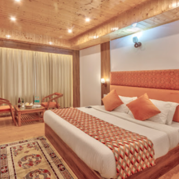 Premium Rooms with balcony in Kullu — THE ZIMA RESORT