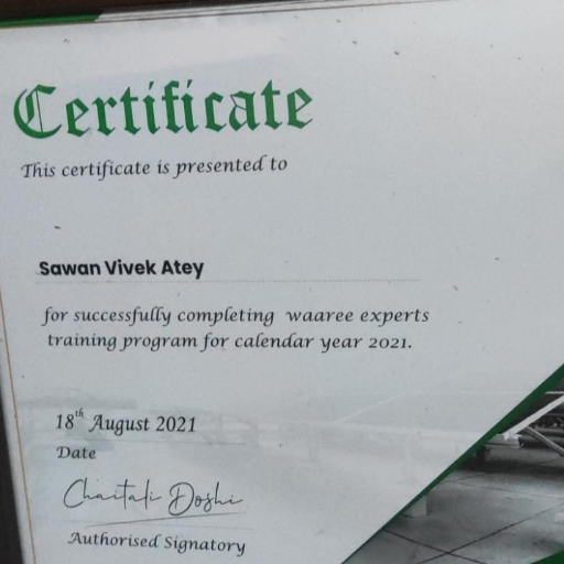 Waaree Certified Technician in Nagpur — SEES SOLAR