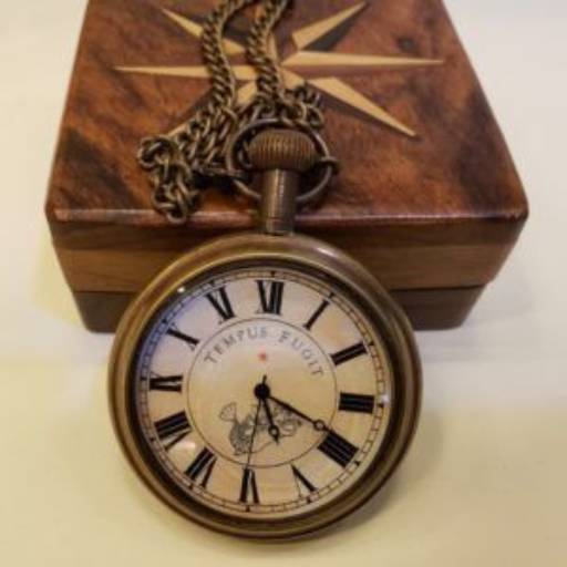 Vintage Brass Pocket Watch in Nagina | Timeless Elegance in