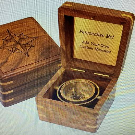 NOBEL HANDICRAFTS - Wooden Compass Box in Nagina | Stylish Storage Solution in in Bijnor