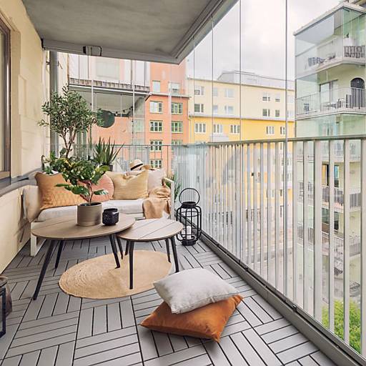 J M INTERIORS - Modern Balcony Design in TINSUKIA