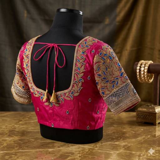 Blouse Aari Work | Medium Design